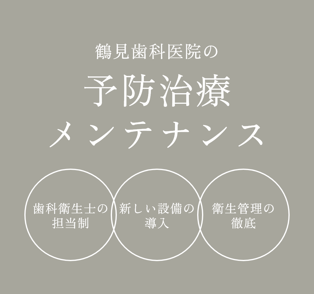 鶴見歯科医院の予防治療メンテナンス