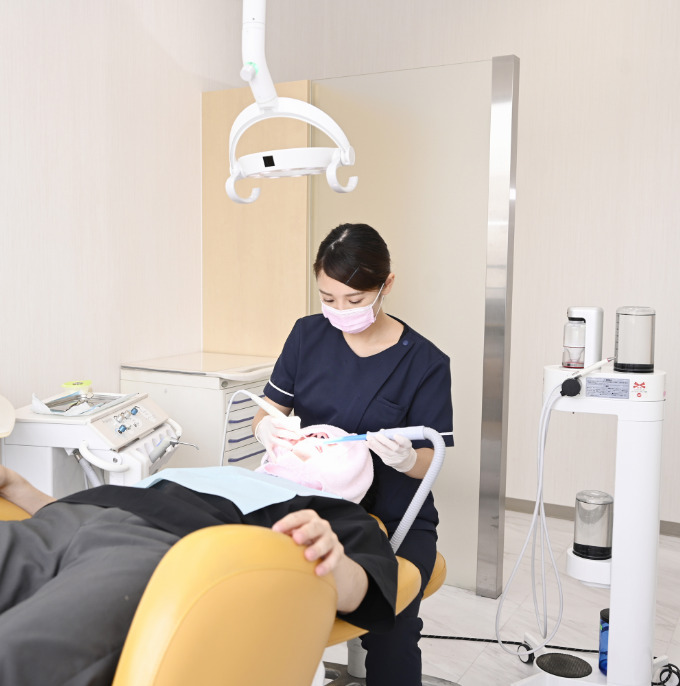 歯周予防室を完備